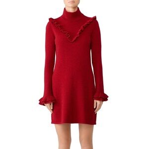 Rebecca Minkoff Red Dulcie Ruffle Dress